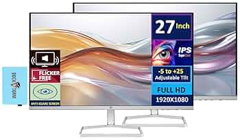 Amazon.com: HP 27 Monitor with Dual 2W Speakers (Replaces